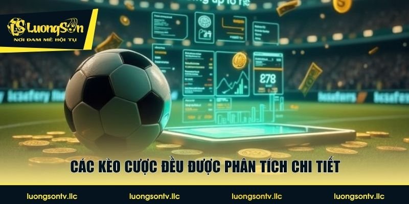 Các kèo cược đều được phân tích chi tiết