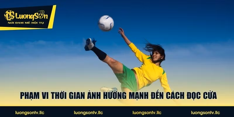 Phạm vi thời gian ảnh hưởng mạnh đến cách đọc cửa