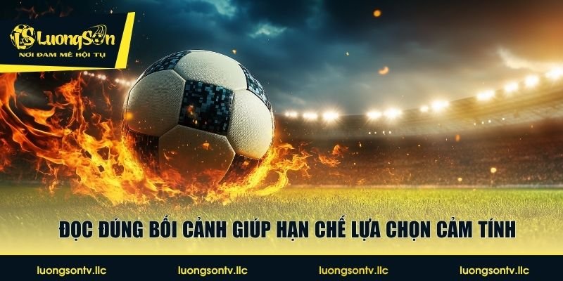 Đọc đúng bối cảnh giúp hạn chế lựa chọn cảm tính